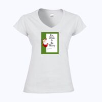 Softstyle™ women's v-neck t-shirt Thumbnail