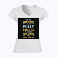 Softstyle™ women's v-neck t-shirt Thumbnail