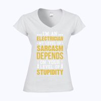 Softstyle™ women's v-neck t-shirt Thumbnail