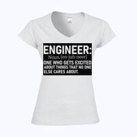 Softstyle™ women's v-neck t-shirt Thumbnail