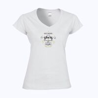 Softstyle™ women's v-neck t-shirt Thumbnail