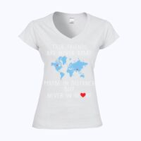 Softstyle™ women's v-neck t-shirt Thumbnail