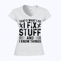 Softstyle™ women's v-neck t-shirt Thumbnail