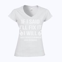Softstyle™ women's v-neck t-shirt Thumbnail