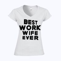 Softstyle™ women's v-neck t-shirt Thumbnail