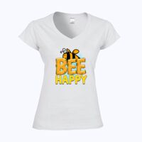 Softstyle™ women's v-neck t-shirt Thumbnail