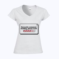 Softstyle™ women's v-neck t-shirt Thumbnail