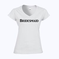 Softstyle™ women's v-neck t-shirt Thumbnail