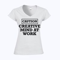 Softstyle™ women's v-neck t-shirt Thumbnail