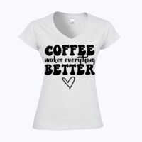 Softstyle™ women's v-neck t-shirt Thumbnail