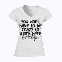 Softstyle™ women's v-neck t-shirt Thumbnail