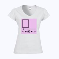 Softstyle™ women's v-neck t-shirt Thumbnail