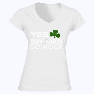 Softstyle™ women's v-neck t-shirt Thumbnail