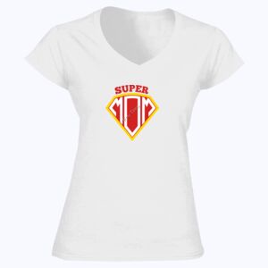 Softstyle™ women's v-neck t-shirt Thumbnail